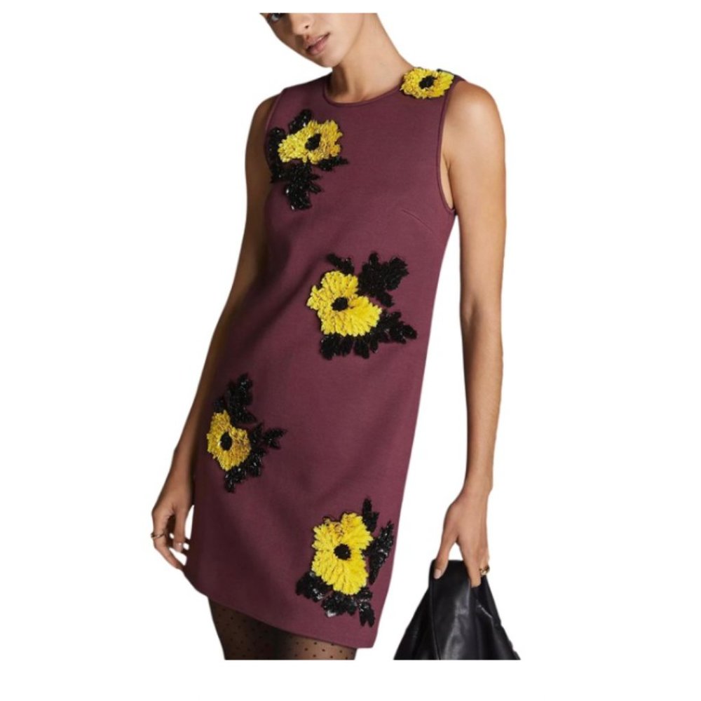 FINAL DISCOUNT: Anthropologie Dhruv Kapoor Sequined Textured Shift MiniDress NWT